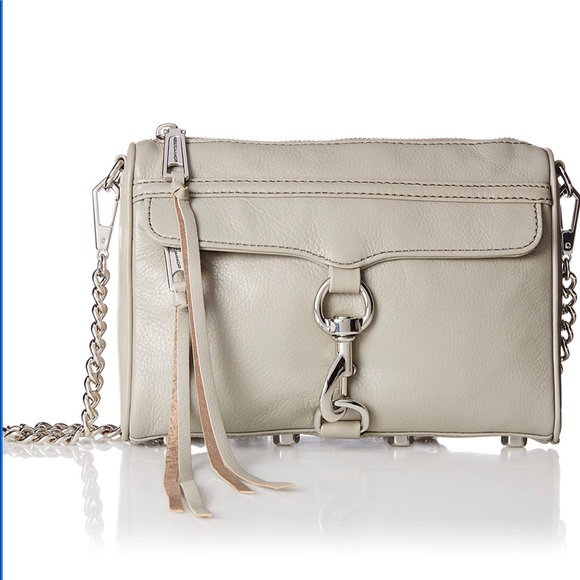 Rebecca Minkoff Handbags - Rebecca Minkoff Mini Mac clutch Soft Gray